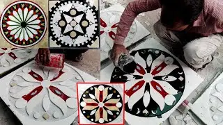 Amazing Process of Marble Flower Making | Marble Design