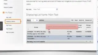 Musician's Atlas Pro: How to create Mailing Labels