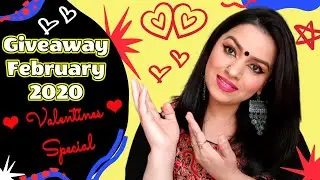 Giveaway February 2020 II Makeup Giveaway February 2020 II Valentines Day Giveaway 2020 ll