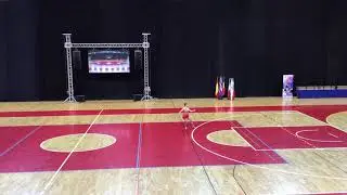 NBTA Europe Twirling Championships 2021 - Porec - RHYTHMIC TWIRL Junior - Clarisse Cross - France