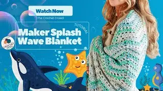 Free Bernat Eyelet Waves Crochet Throw Pattern