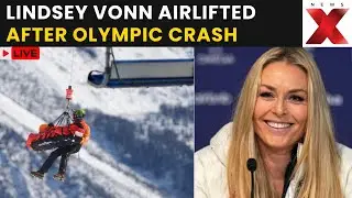 Lindsey Vonn Crash LIVE: Lindsey Vonn Airlifted from Cortina After Olympic Crash