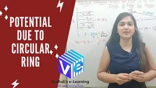 Potential due to Circular Ring | Potential | Electrostatics | Electromagnetics | EMFT
