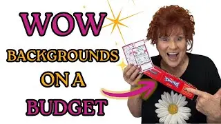 How to Make Amazing Card Backgrounds With Cling Wrap!