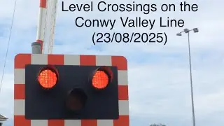 AB Trains&rsquo;s Christmas Countdown Day 6 - Level Crossings on the Conwy Valley Line (23/08/2025)