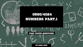 NUMBERS PART 1 (Simplification  of Fractions  and Decimals) 0580 /P2 & 4024/P1 MATHEMATICS