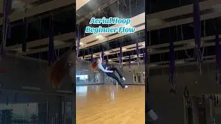 Beginner Aerial Hoop Flow #aerial #aerialhoop #lyrahoop