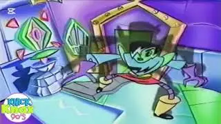 Teletoon (1997) Bumper Robot Breaking Door Magnet Logo Commercial
