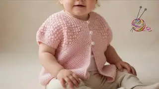 I Knitted a Wonderful Baby Vest 💕 One-Piece Easy Baby Vest 👶