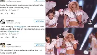 OMG?! Lady Gaga Called Fat during super bowl 51 
