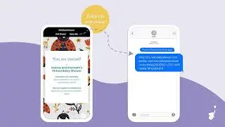Share Baby Shower Invitation With No Email - Text/SMS Shower Invites!
