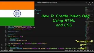 How To Create Indian Flag Using HTML and CSS