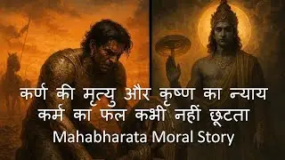 Karna&rsquo;s Death and Krishna&rsquo;s Justice | The Unbreakable Law of Karma | Mahabharata Moral Story