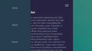 How to design navbar using html css and jQuery