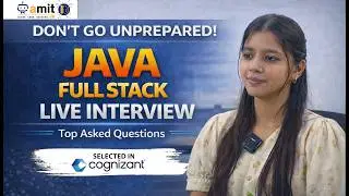 Java Full Stack Mock Interview 03 | Can You Crack a Cognizant Java Interview? | Full Stack Q&A