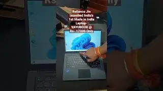 Reliance Retail Limited launched⚡India's 1st Made in India Laptop⚡VAYUBOOK #shorts #shortsvideo #new