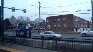 SEPTA Route 102 Trolley Ride 69th Street Trans. Center-Collingdale