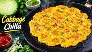 Cabbage Se Healthy Breakfast Recipe | Ghar Par Banane Ka Aasan Tarika | Patta Gobhi Ka Nashta |