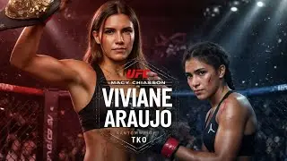Macy Chiasson vs Viviane Araujo | Female UFC Bantamweight Championship TKO Fight