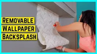 Transform Your Kitchen Backsplash in Minutes with Peel & Stick Wallpaper!
