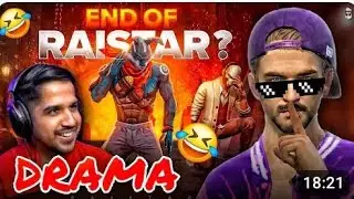 Raistar 😨 Gyan gaming quick 😴free fire all youtubers reaction 😨😨#flaxyr7