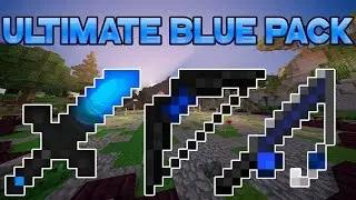✮Minecraft texture pack Ultimate[UHC]Blue Edition Pack ✮