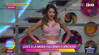 Javy Arroyo con Kristal Silva en la Sección Ponte Bonita en Venga la Alegría !