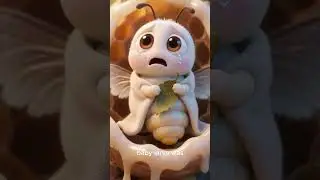 How Lully Stopped the Baby Bee from Crying 👶💖 #shorts  #calmvideos #kidsshorts #kidsvideo