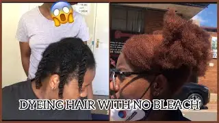 DYEING my sisters HAIR CARAMEL BLONDE + RICH COPPER DYE | NO BLEACH ft INECTO | South African YT