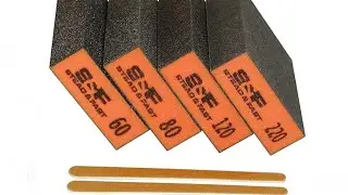 S&F STEAD & FAST Sanding Sponge, 60 80 120 220 Coarse Medium Fine Grit Sanding Block, Sander Sponges