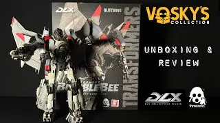 Threezero Transformers DLX Collectible Figure Blitzwing Unboxing and Review