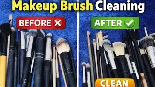 Makeup Brushes Clean Kaise Kare | Professional Makeup Artist Tips @ExoticBeautyZone 