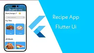 Recipe App Ui | Promo Video