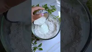 Easy Pizza Dough Recipe without Yeast #shorts  #easyrecipe #pizza