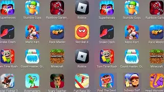 Free Fire,Roblox,Grimace Monster Scary Survival,Scary Teacher 3D,Stumble Guys,The Office Boss Pranks