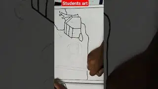 #studentart #scenerydrawing #studentwork #studentdrawing #scenery #sceneryeasy #art #drawing #shots