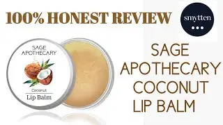 SAGE APOTHECARY COCONUT LIP BALM REVIEW | #mvcreation #shorts