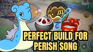 THIS IS BEST BUILD FOR LAPRAS PERISH SONG🎧 #pokemonunite #lapras #viralvideo 