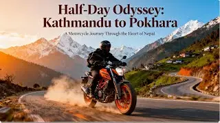 Solo Ride to Upper Mustang | Part 1: Kathmandu to Pokhara | Journey Begins 🇳🇵