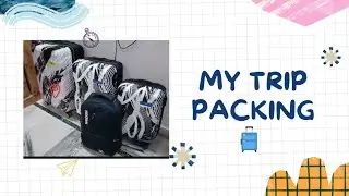 My Trip Packing 🧳#mytrip #travel #luggage #luggagepacking #luggagetrolley