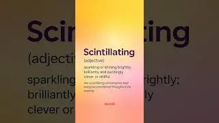 Scintillating