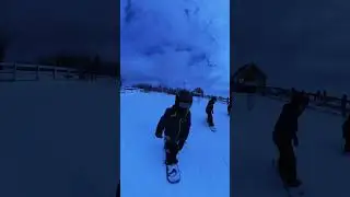#insta360x3 #snowboarding #beginners #familyfun #followingtooclose #lakeridge #warmday