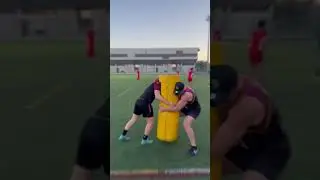 Rugby tackle bags conditioning exercises #rugbyleague