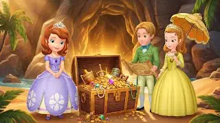 Sofia, James & Amber Discover a Hidden Treasure 👑💎 | A Royal Secret Revealed | Funny Animation