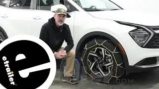 etrailer | Installing the Titan Chain Alloy Snow Tire Chains on a 2024 Kia Sportage