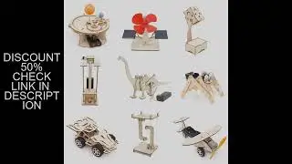 DIY Science Toys Children Educational STEM Kits Car Dinosaur Model Technologia Experimental Tool Woo