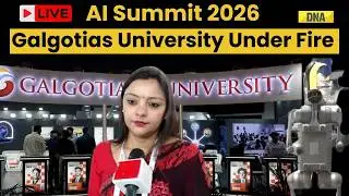 Galgotias University AI Summit: University Faces Backalsh After Chinese Robodog Row | Neha Singh