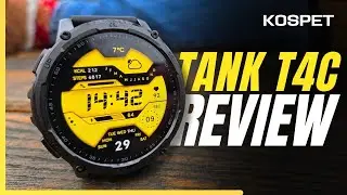 Обзор KOSPET Tank T4C: Прочные смарт-часы с AMOLED-экраном, GPS и встроенным фонариком.