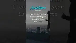Are you trying to force everything? Learn the art of #acceptance. #psychologyfacts #shorts