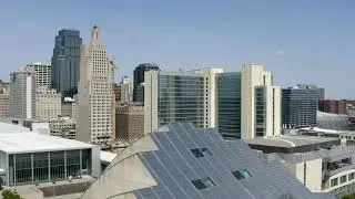 Aerial Photography of Downtown Kansas City From Thirdrail - the real estate advertising firm.